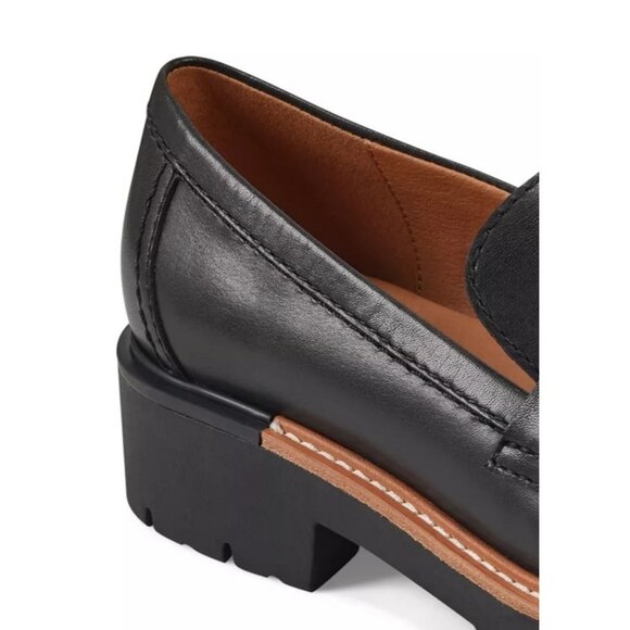 Earth Womens Zalor Slip On Round Toe Lug Loafers Dark Grey Size 9M NIB - Picture 4 of 4